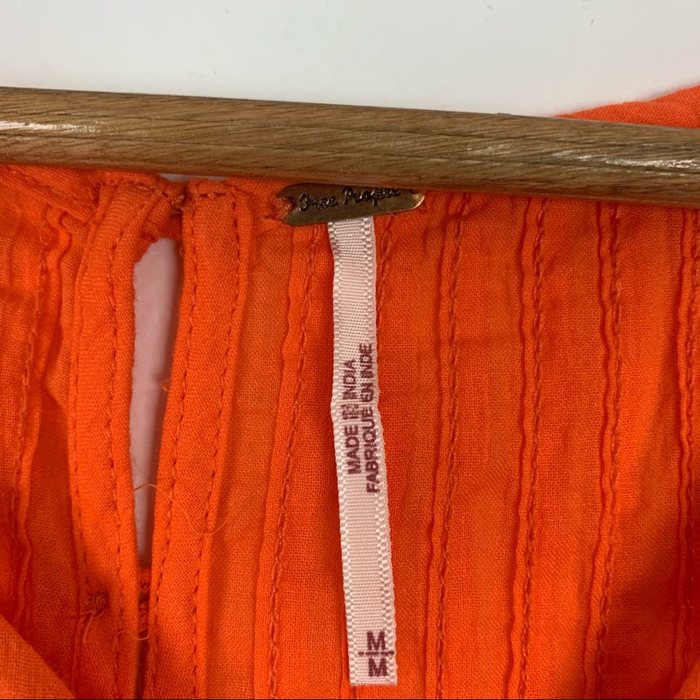 Free People Constant Crush Button Back Tank Size M - Picture 7 of 7